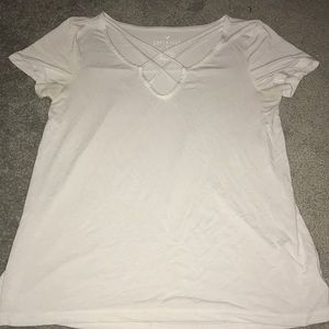 light purple almost white top